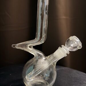 Elegant Water Glass Art Piece